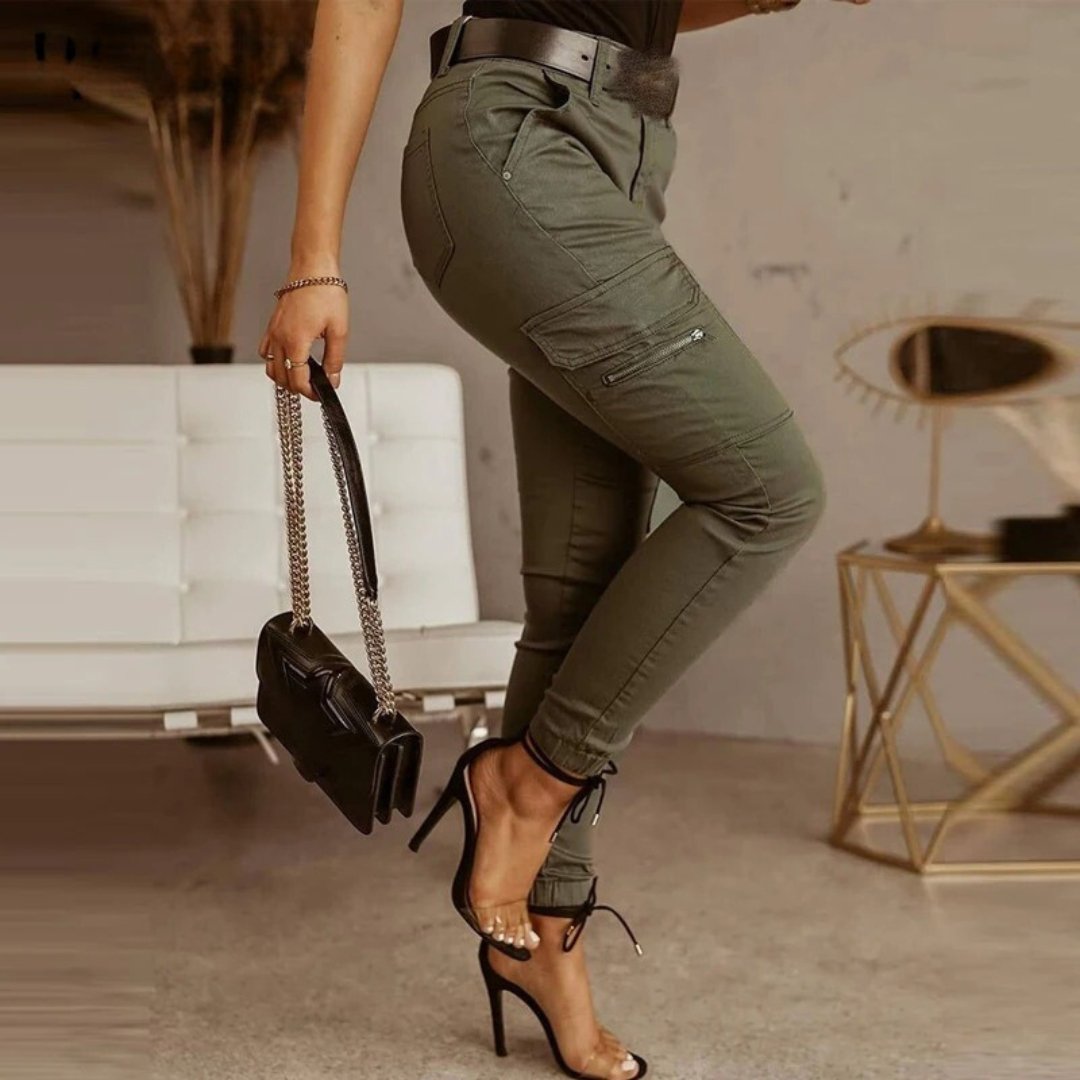Maja - Jeans cargo pour femmes pour une polyvalence élégante