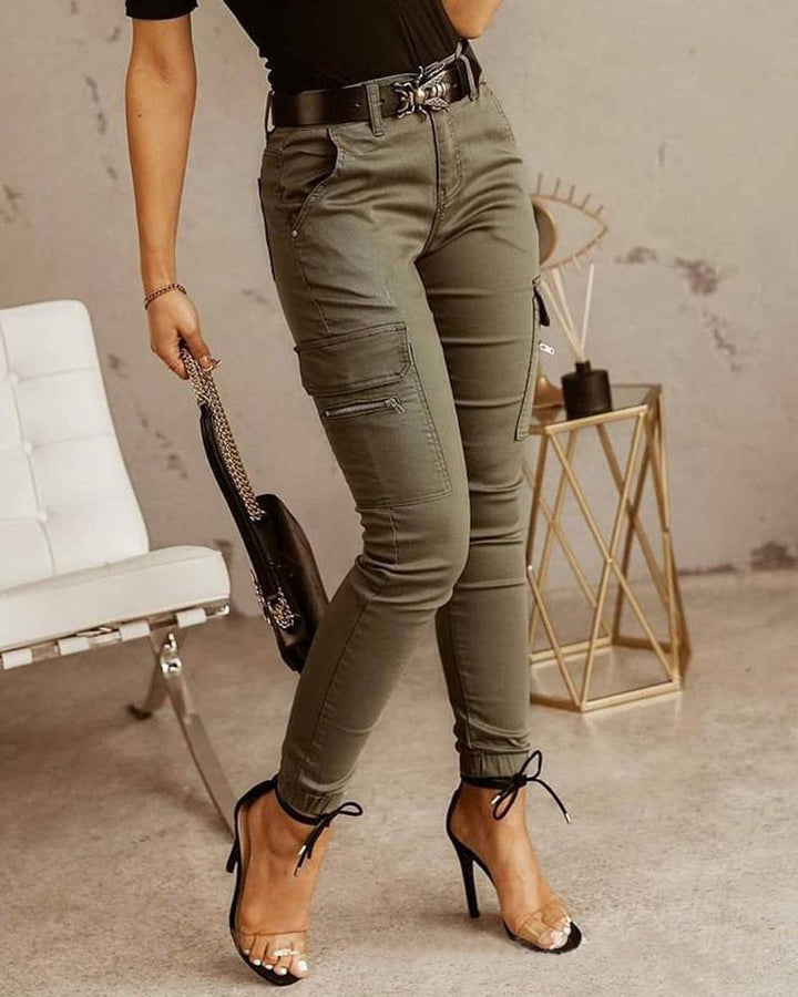 Maja - Jeans cargo pour femmes pour une polyvalence élégante