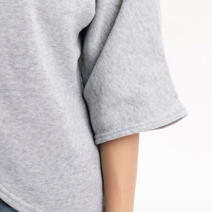 Xenia - poncho-pull-over avec col roulé pour femmes