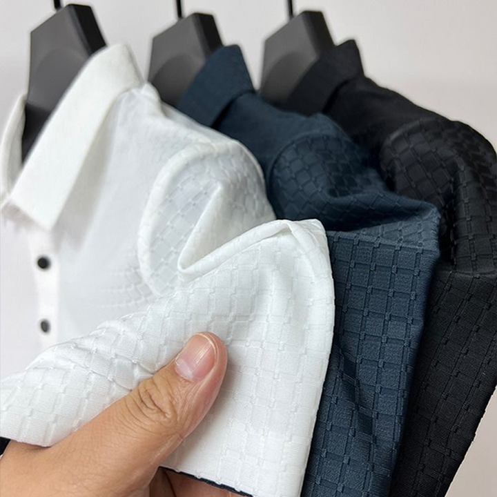 Polo homme à structure – Polo à manches courtes en lot de 3 pour affaires et loisirs