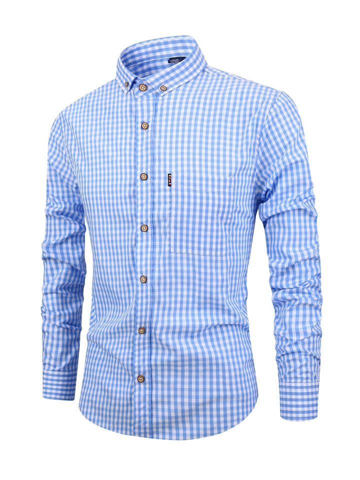 Bo - Camicia a quadri da uomo – Elegante e versatile