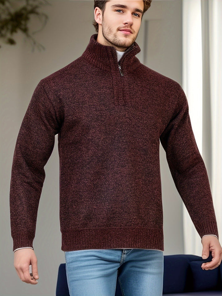 Bernardo - Pull décontracté avec fermeture éclair pour hommes