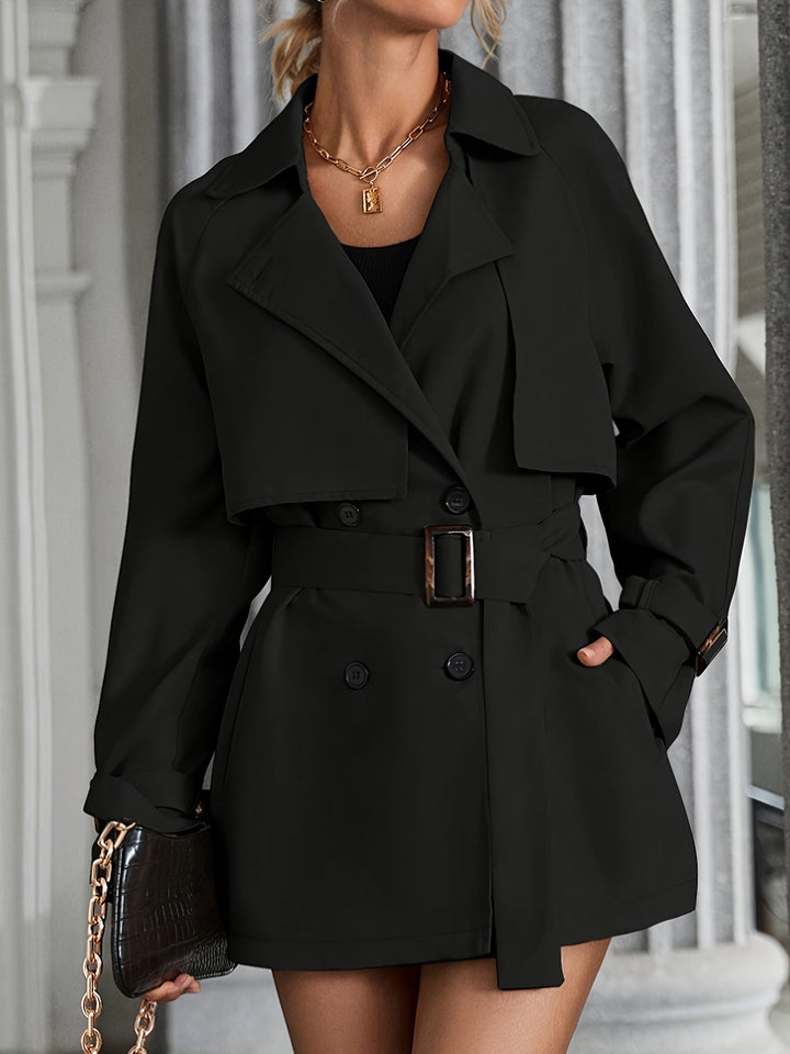 Trench-coat élégant avec ceinture et manches longues pour femmes | Idéal pour toutes les occasions