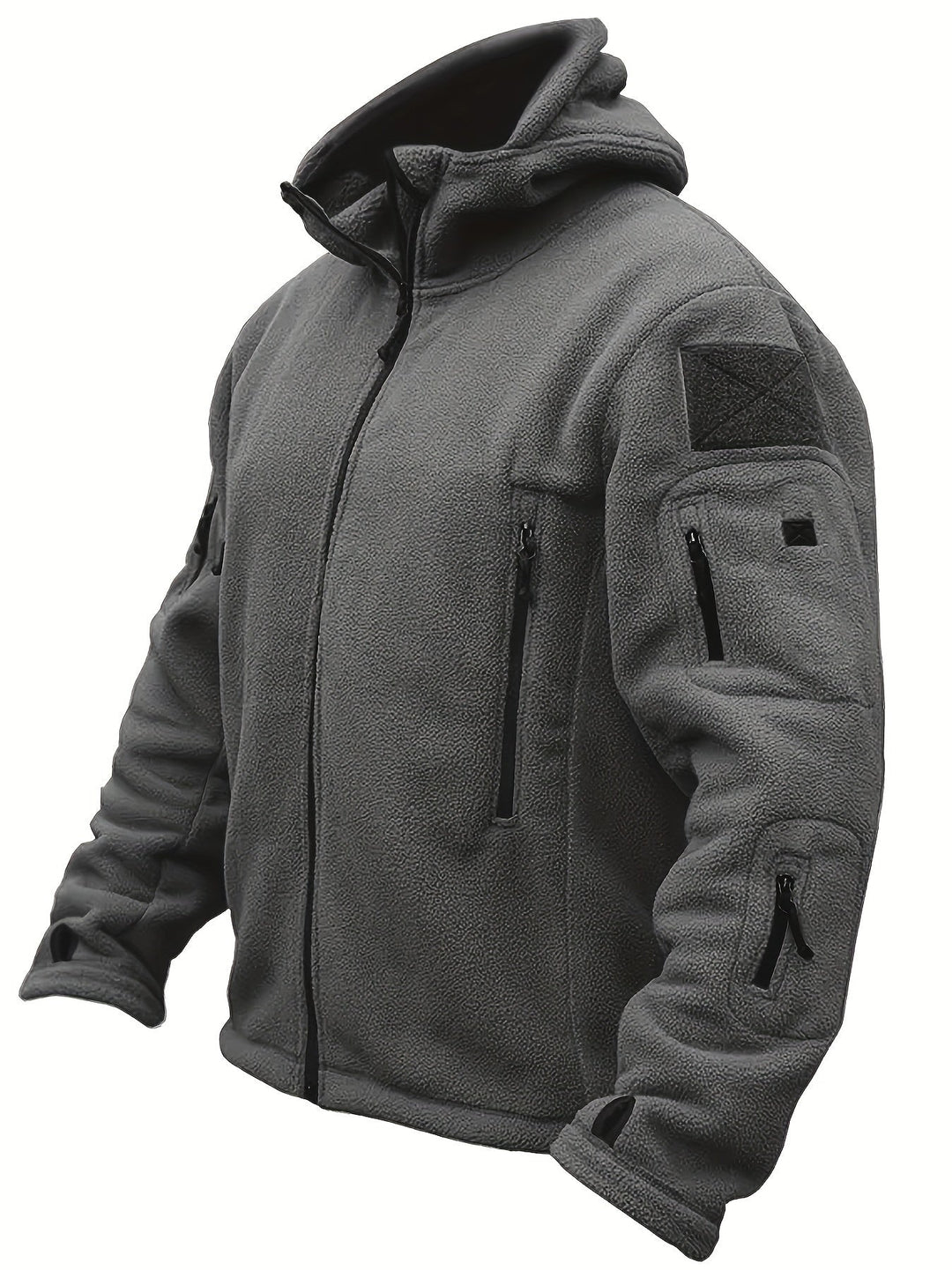 Warme Fleece-Reißverschluss-Winddichte Outdoorjacke Für Herren | Perfekt für Outdoor-Aktivitäten