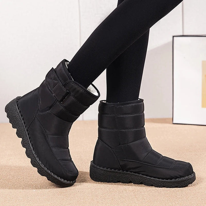 Bottes d'hiver en peluche épaisse