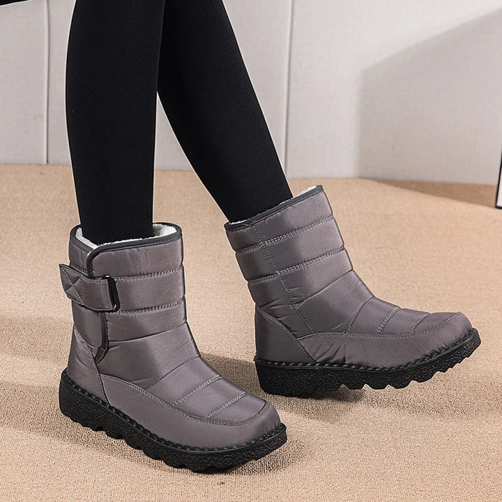 Bottes d'hiver en peluche épaisse