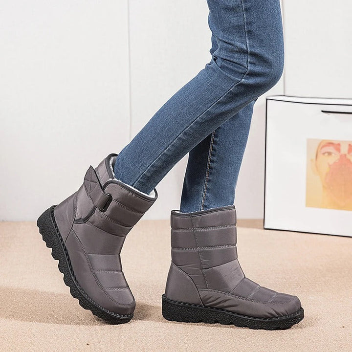 Bottes d'hiver en peluche épaisse