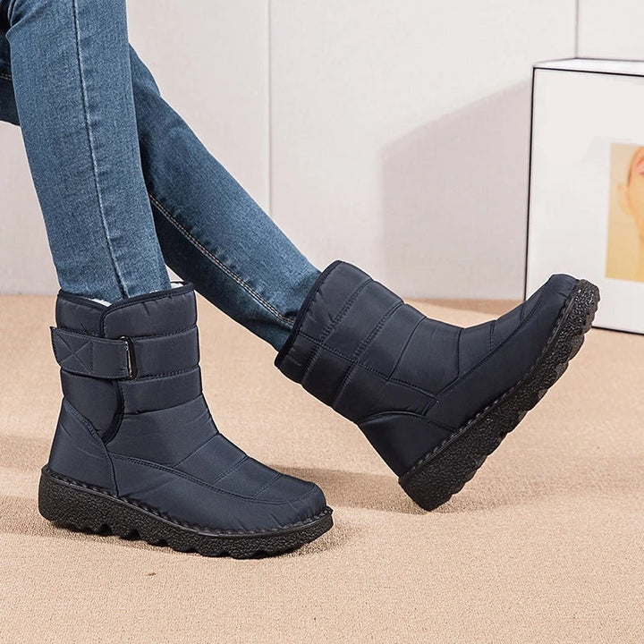 Bottes d'hiver en peluche épaisse