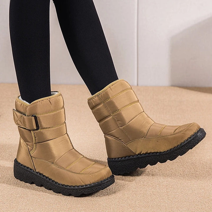 Bottes d'hiver en peluche épaisse