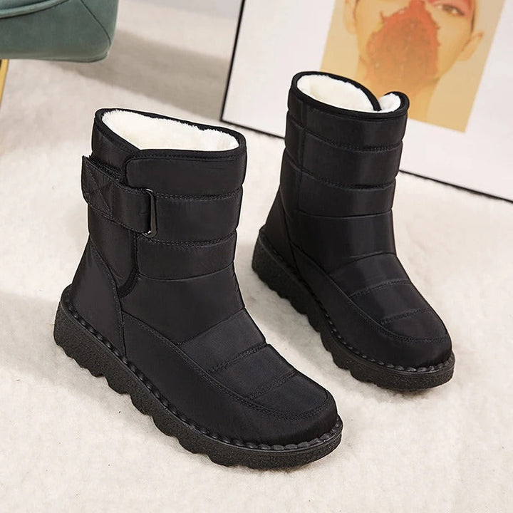 Bottes d'hiver en peluche épaisse