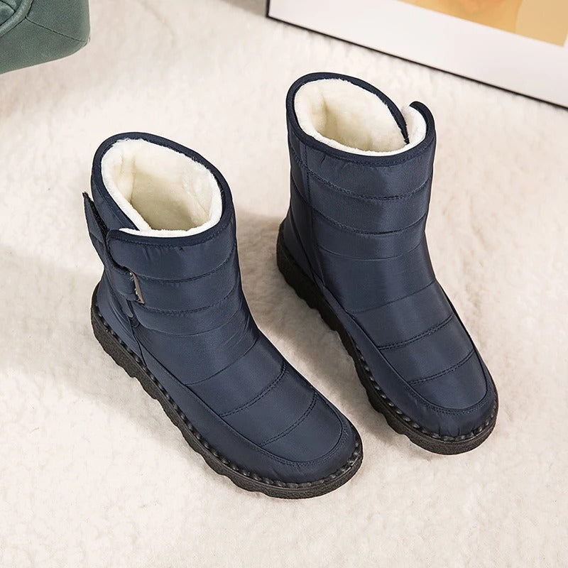 Bottes d'hiver en peluche épaisse
