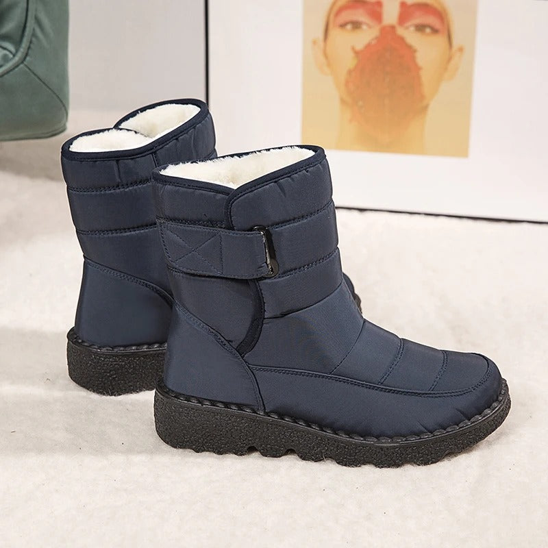 Bottes d'hiver en peluche épaisse