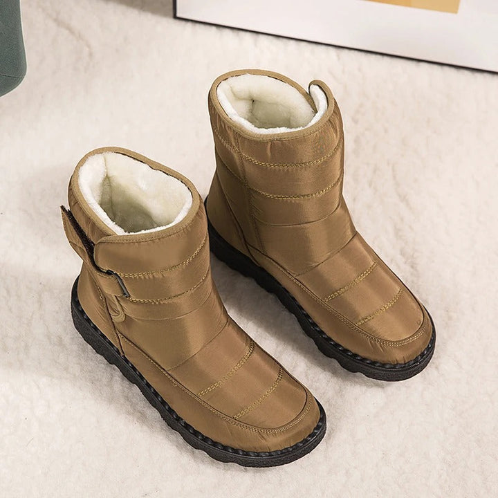 Bottes d'hiver en peluche épaisse