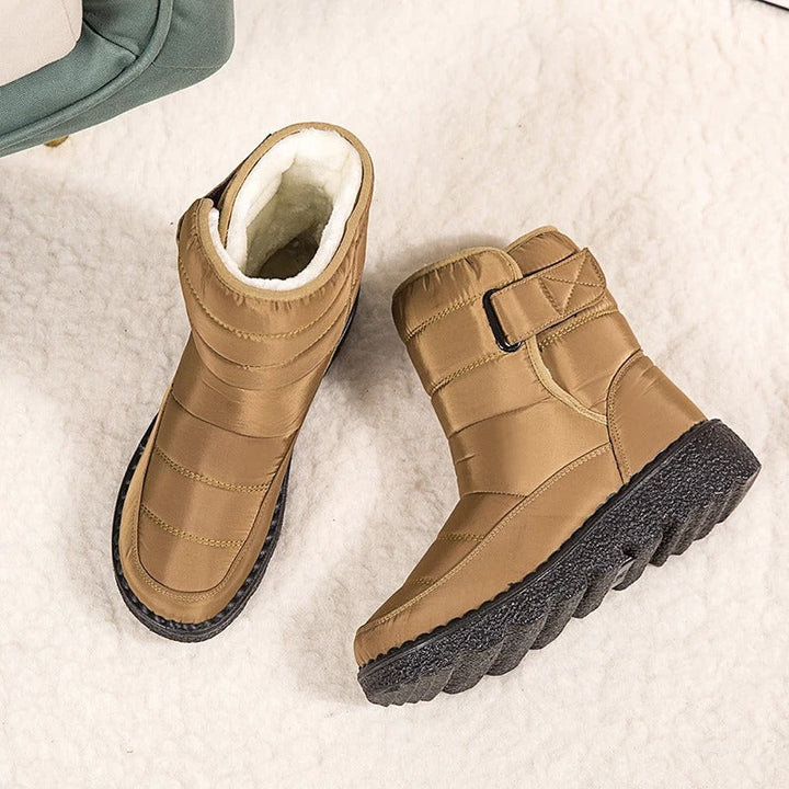 Bottes d'hiver en peluche épaisse
