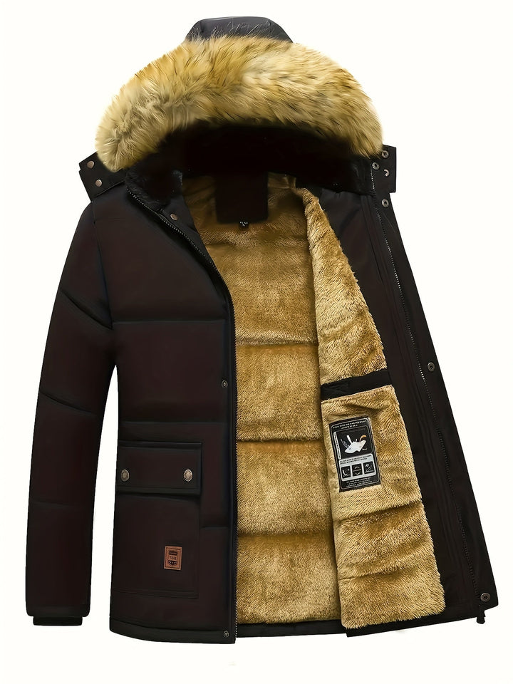 Warme Casual Wendbare Gepolsterte Winter Jacke Für Herren | Perfekt für Outdoor-Aktivitäten