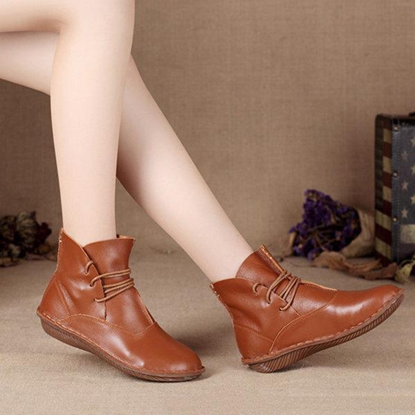 Isla - Klassischer damenstiefel aus leder