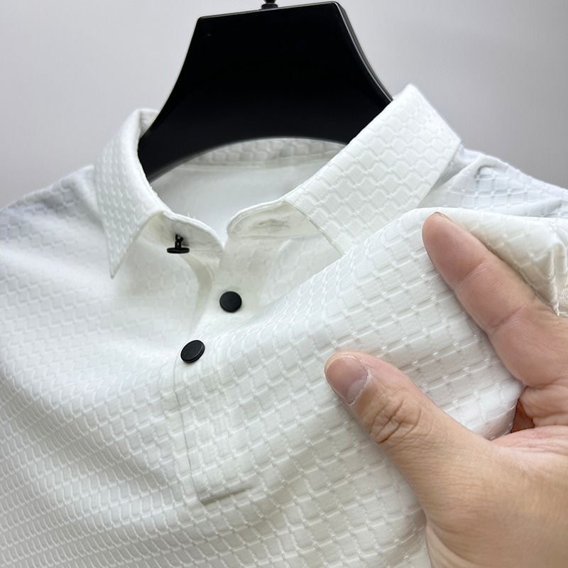Polo homme à structure – Polo à manches courtes en lot de 3 pour affaires et loisirs