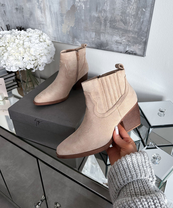 Ankle boots Allie Beige