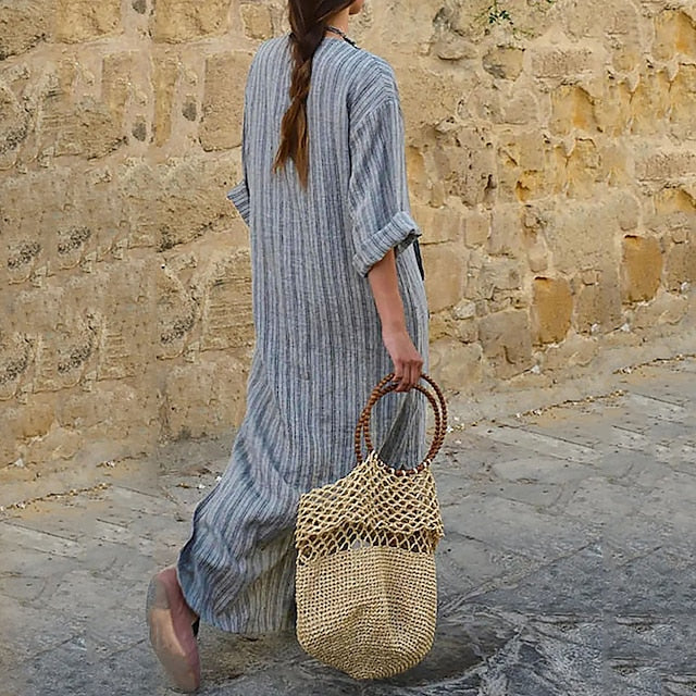 Monia - Abito estivo in misto cotone