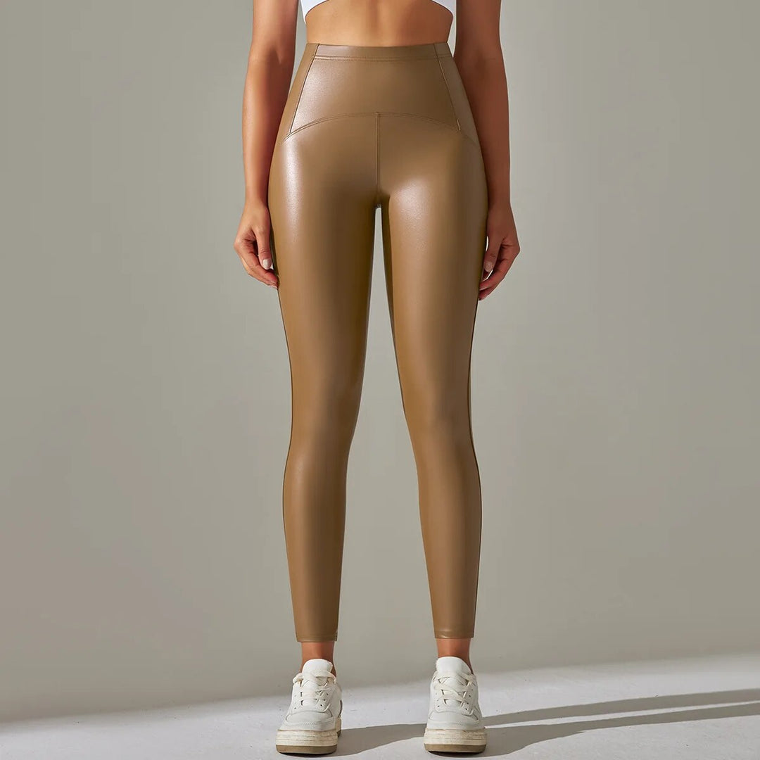 ALEX | Legging en cuir taille haute stylée