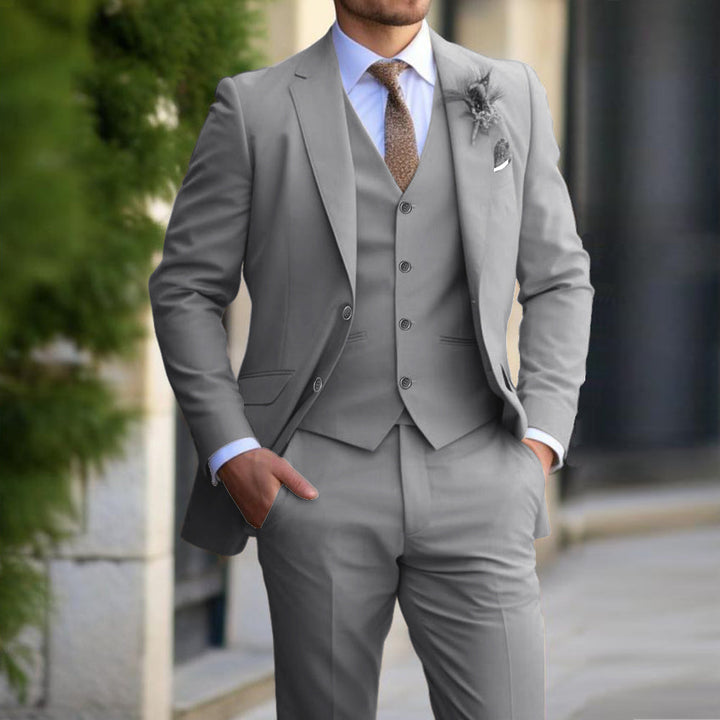 3 Teiliges Set Business und Hochzeitsanzug für Herren | Luca