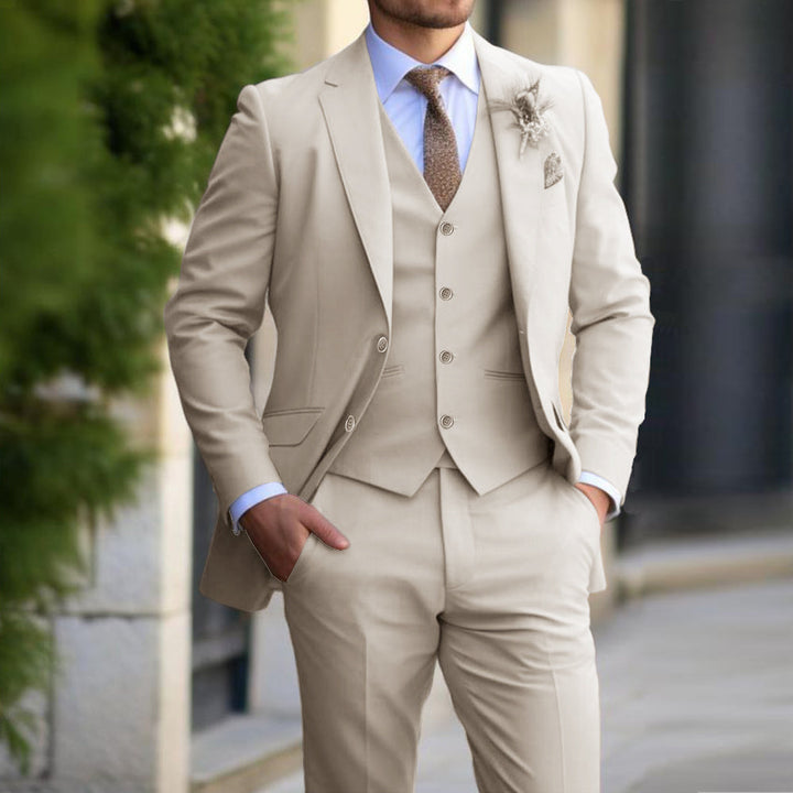 3 Teiliges Set Business und Hochzeitsanzug für Herren | Luca