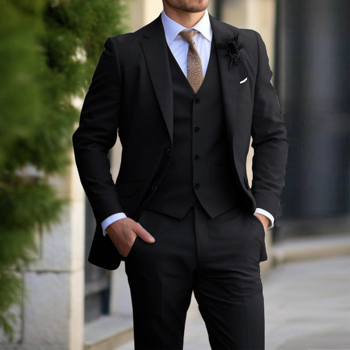 3 Teiliges Set Business und Hochzeitsanzug für Herren | Luca