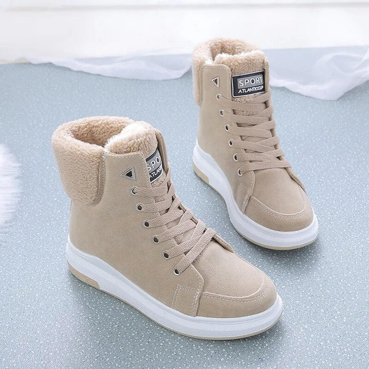 Lässige Flache Winter Knöchel Stiefel Für Damen | Perfekt für den Alltag