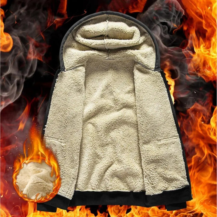 Valentina - Kuschelige Unisex Lammfell Kapuzenjacke