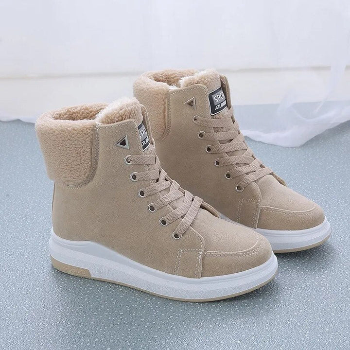 Lässige Flache Winter Knöchel Stiefel Für Damen | Perfekt für den Alltag