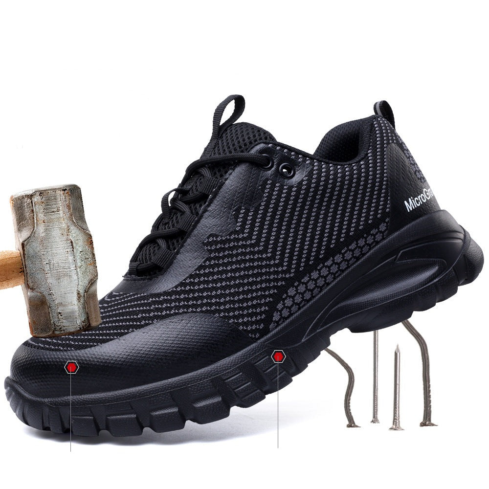 Oliver - lekkie wodoodporne czarne buty ochronne