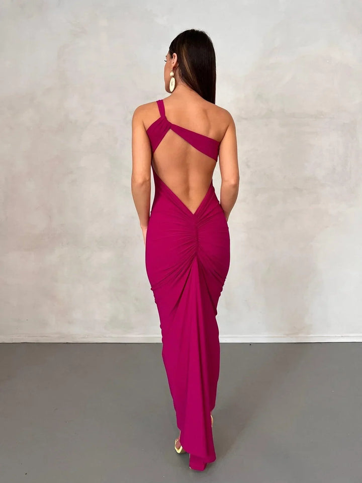 Celeste - Robe longue sexy dos nu