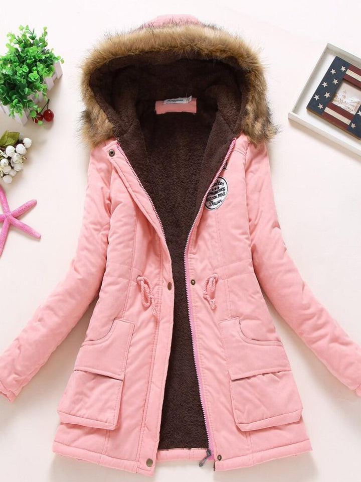 Theodora – winter jacket with fur hood