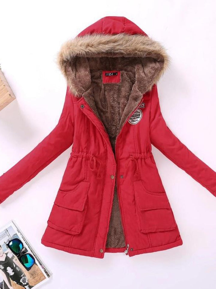 Theodora – winter jacket with fur hood