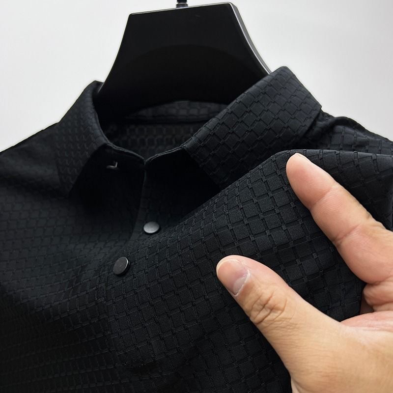 Polo homme à structure – Polo à manches courtes en lot de 3 pour affaires et loisirs