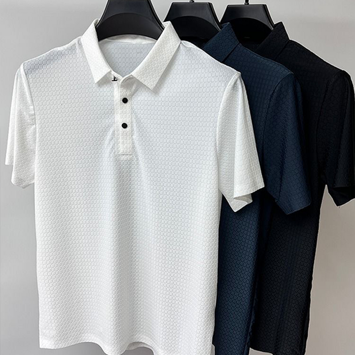 Polo homme à structure – Polo à manches courtes en lot de 3 pour affaires et loisirs