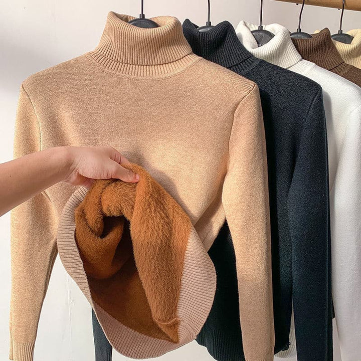 Mariah - Pull à col roulé automne-hiver pour femmes pour dames