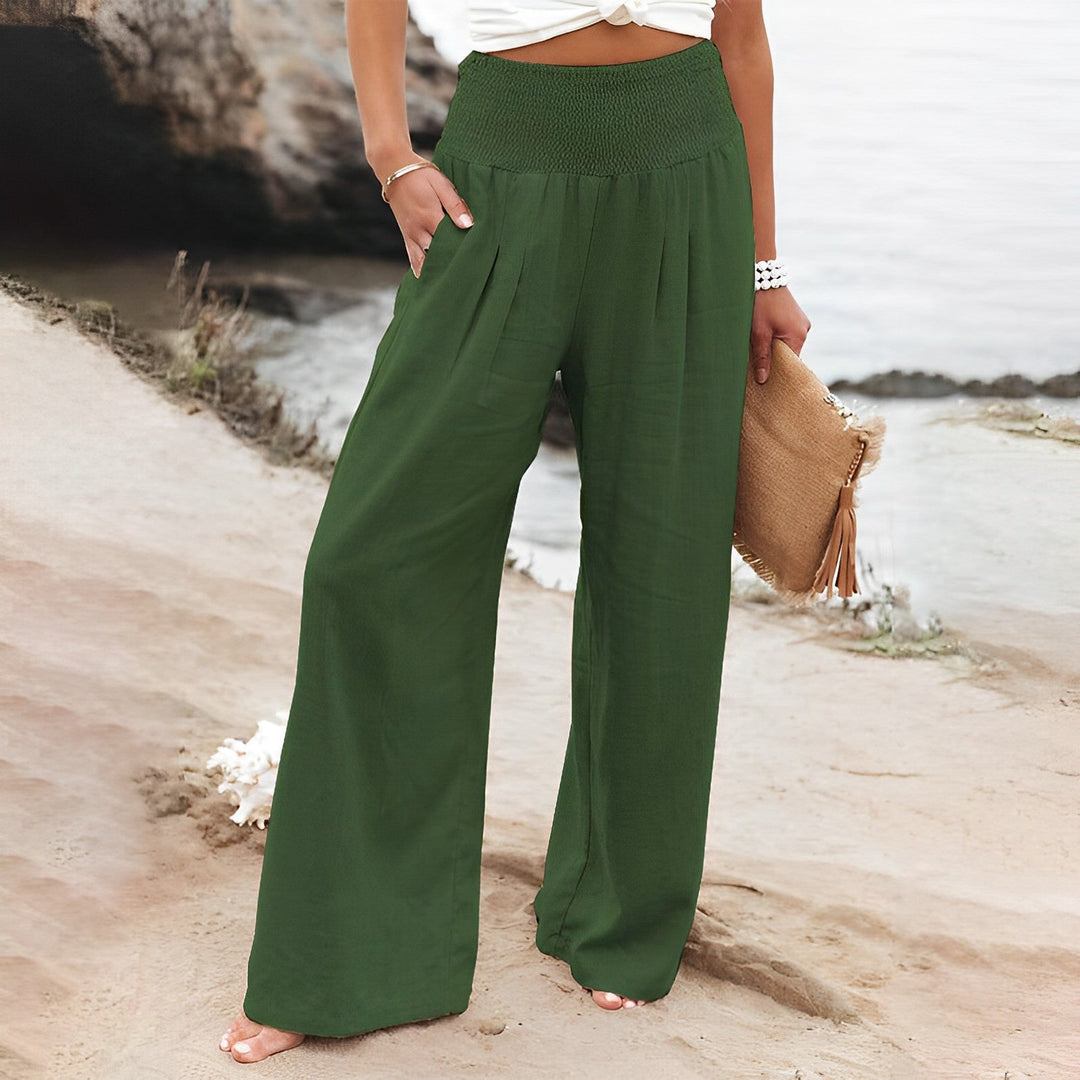 Coll - pantalon à jambes larges