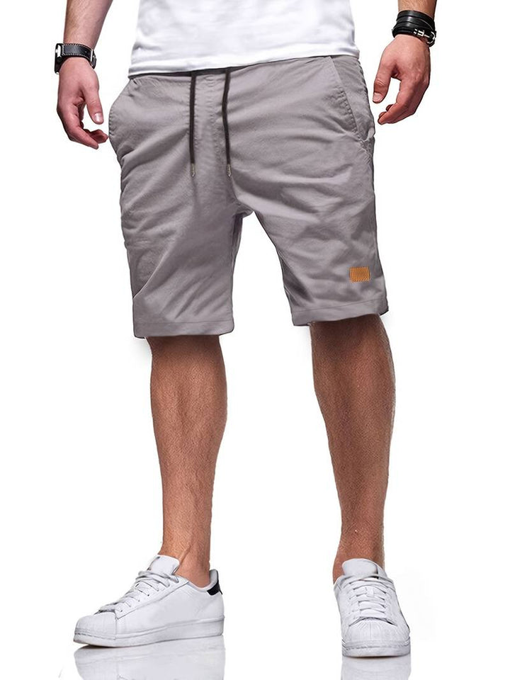 Herren Shorts mit Kordelzug – Bequeme Sommer-Shorts aus Baumwollmix für Freizeit, Sport & Streetwear Style