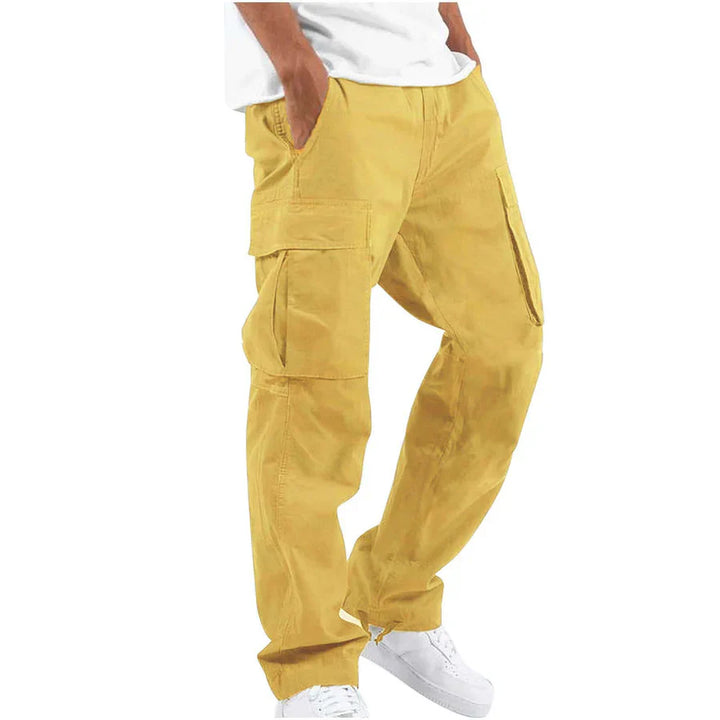 Malvin - pantalon cargo droit décontracté
