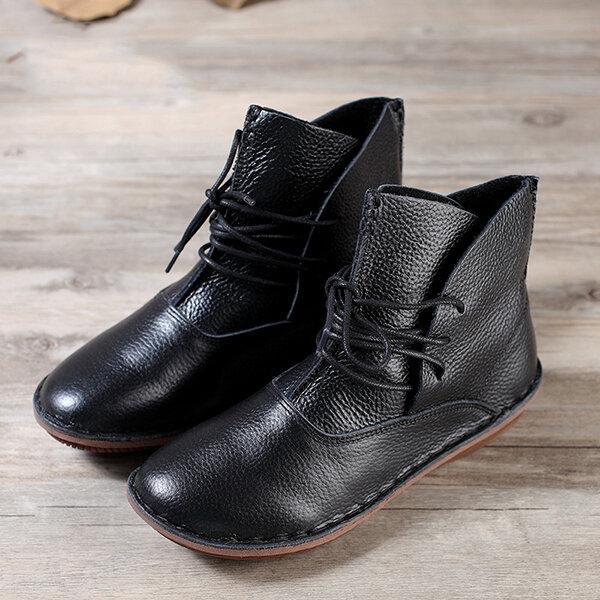 Isla - Klassischer damenstiefel aus leder