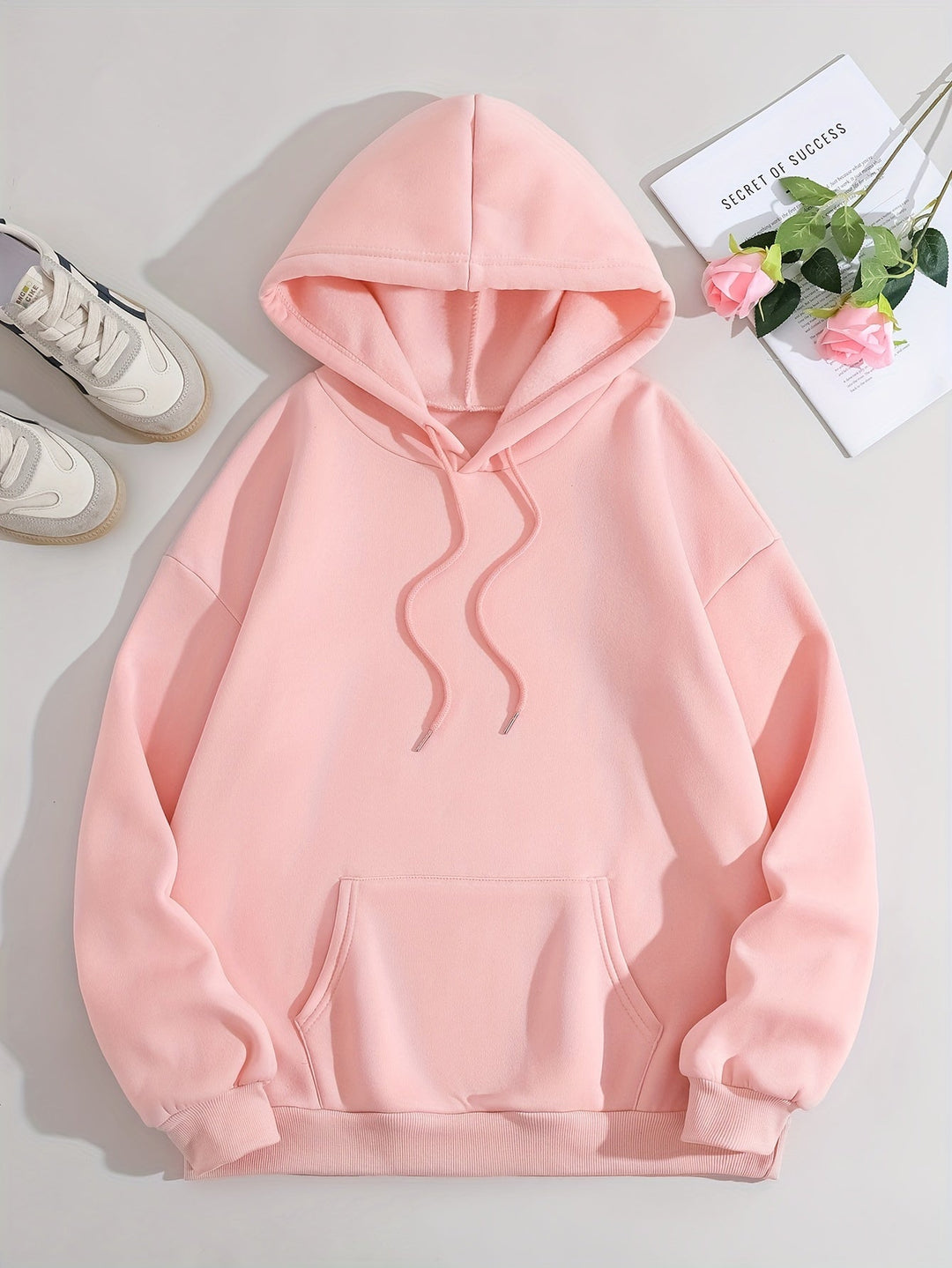 Eleganter Vintage-Sweat-Pullover-Hoodie mit Backprint für Women | Perfekter für Lässige Tage