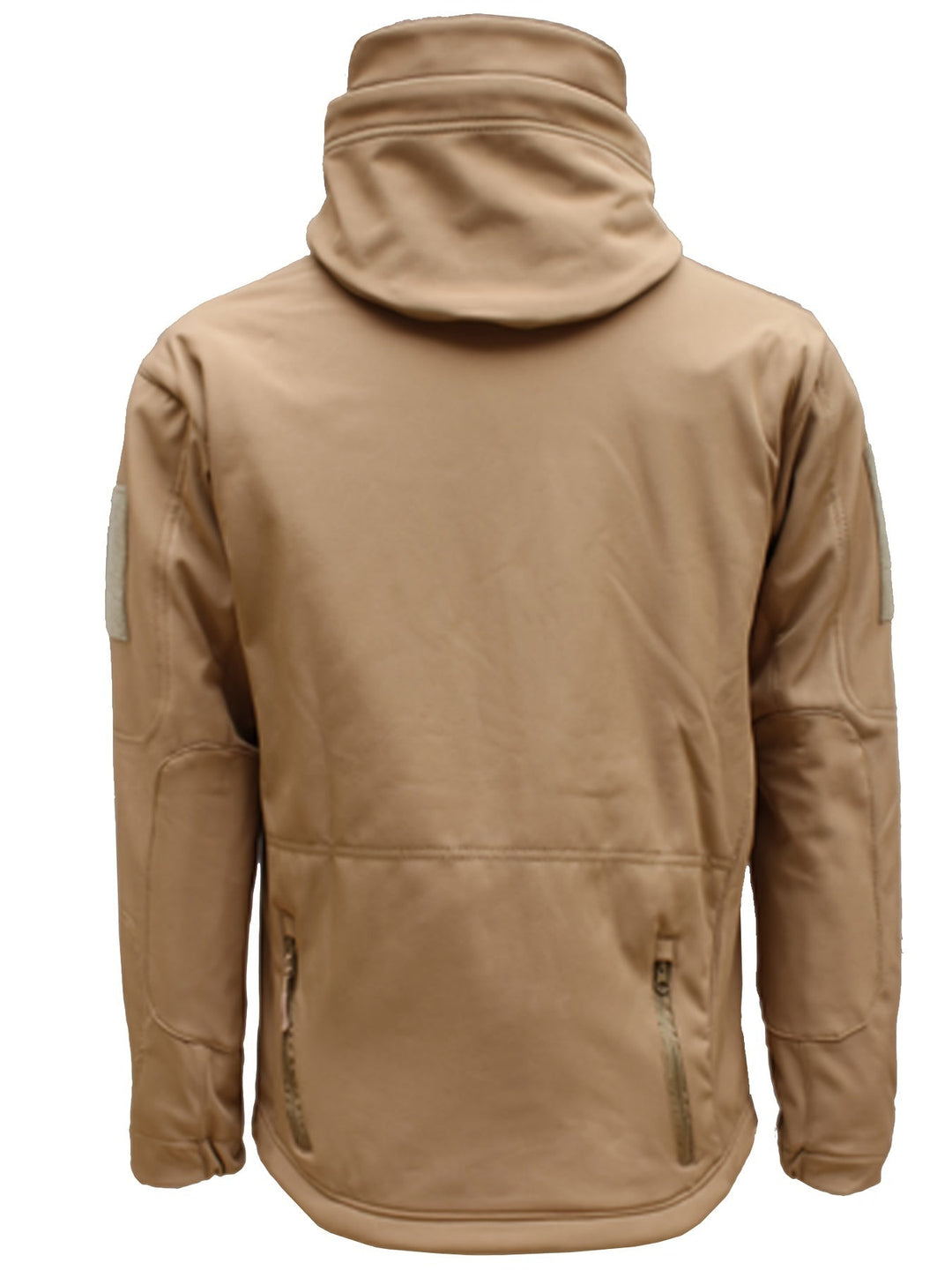 Veste à capuche tactique en polaire softshell avec poches zippées pour hommes | Parfaite pour les activités de plein air