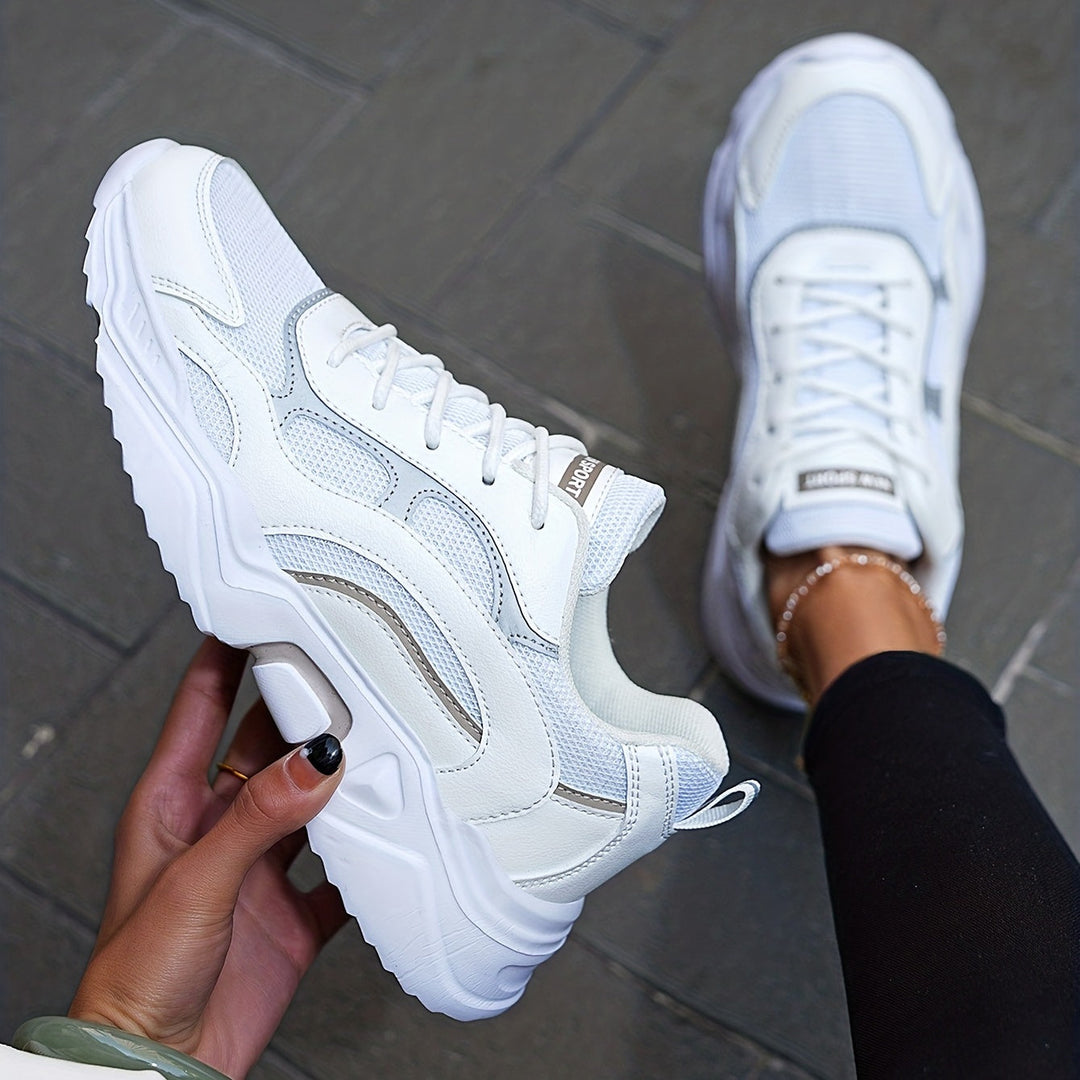Stylish Fashionable Platform Chunky Sneakers for Women | Perfect for Casual Days