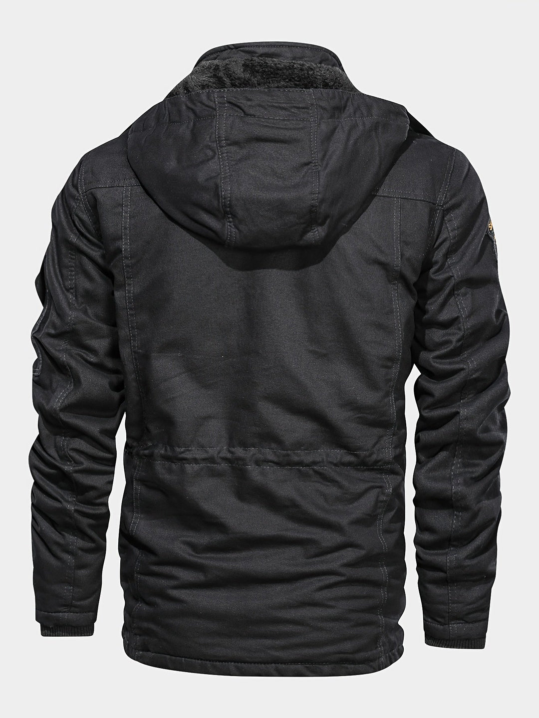 Veste cargo à capuche en polaire chaude tactique pour hommes | Parfaite pour les activités de plein air