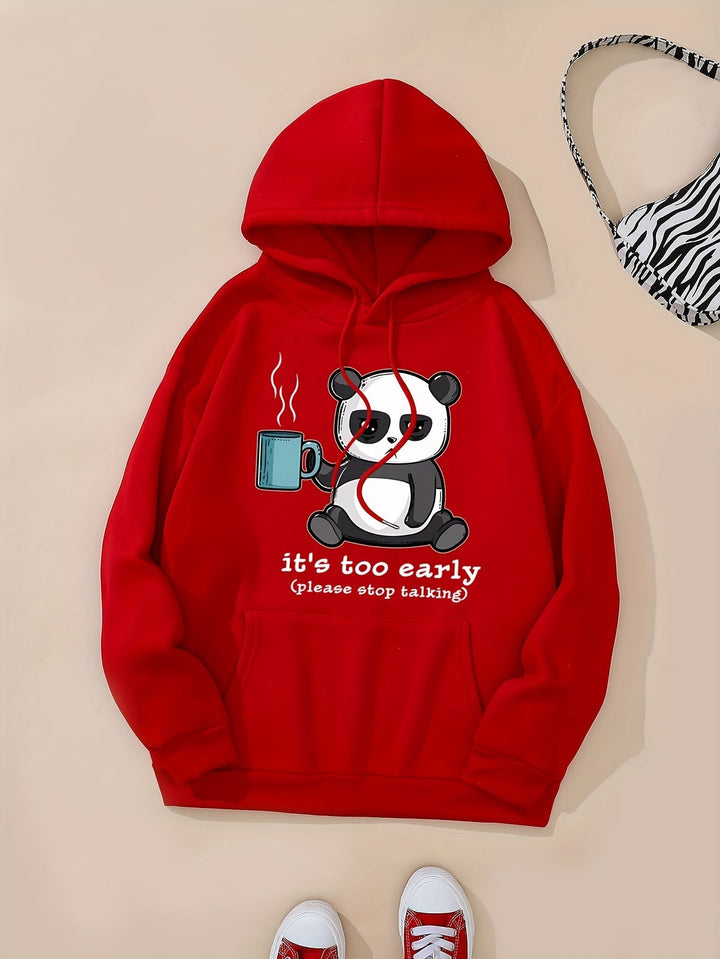 Casual fleece hoodie with hood for women | Perfect for leisure