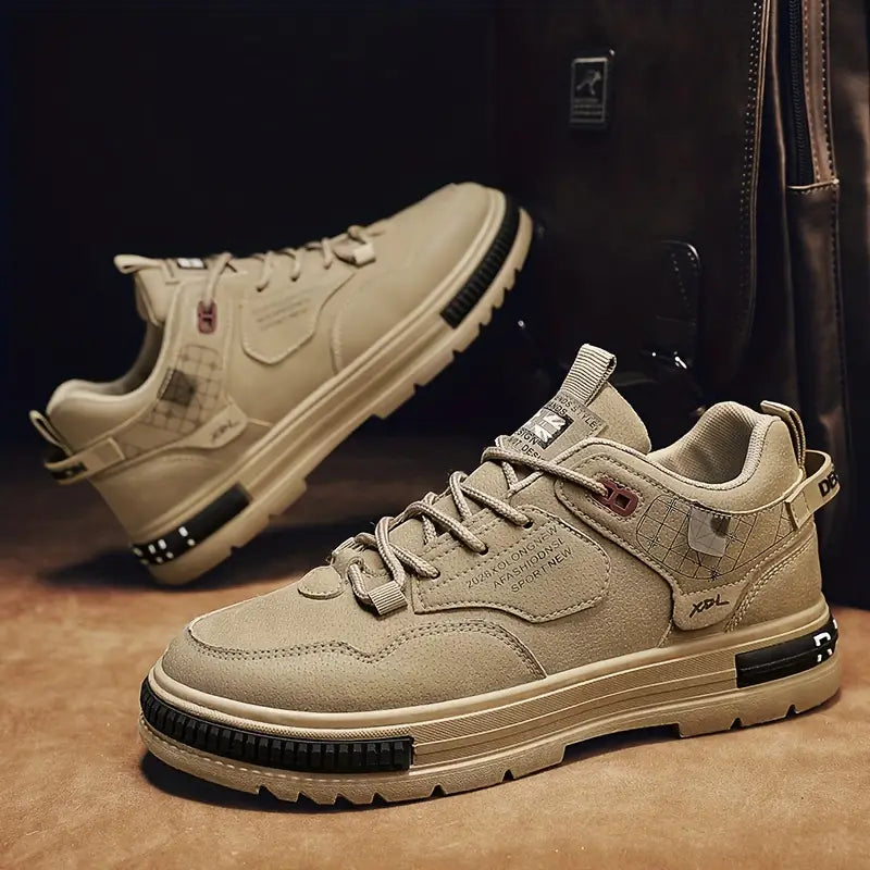 Baskets homme avec semelle robuste – Chaussures de loisirs respirantes au design streetwear