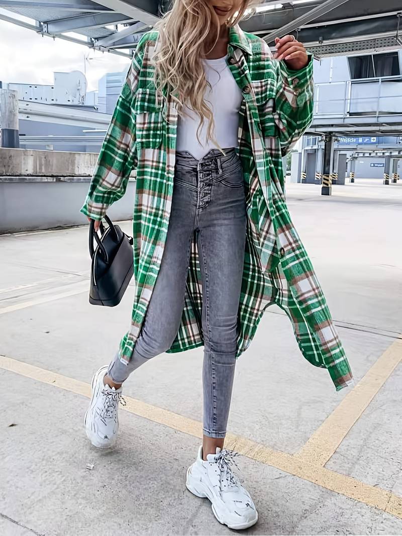 Alice - Camicia a quadri Giacche Cappotto