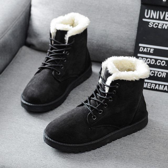 Aria - Damen Schneestiefel Leder