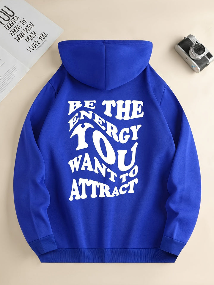 Eleganter Pullover-Hoodie mit Kapuze und Backprint für Women | Perfekt für den Alltag